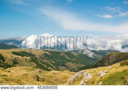 Amaizing Sunset View On Durmitor Mountains, National Park, Mediterranean, Montenegro, Balkans, Europ