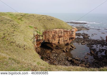 Coastal Path Between Berwick And The Scottish Border