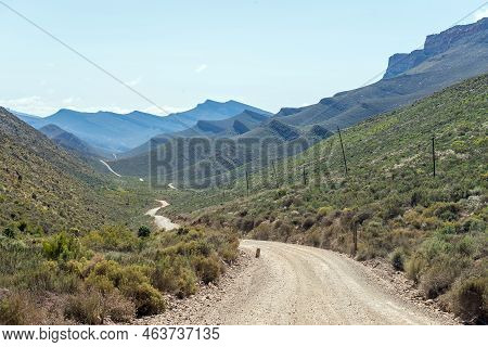 View Of The Blinkberg Pass On The Ceres To Matjiesrivier Road In The Western Cape Cederberg. Photo T