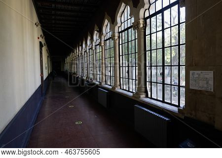 Bucharest, Romania - October 18, 2022: Details With The Interior Of Scoala Centrala National College