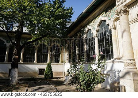 Bucharest, Romania - October 18, 2022: Details With The Interior Of Scoala Centrala National College