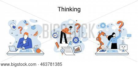 Thinking Process Of Functioning Of Consciousness, Which Determines Cognitive Activity Of Person And 