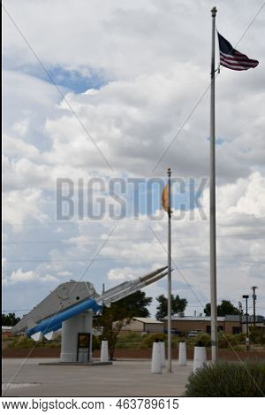 Albuquerque Nm - Jul 24: Heritage Park At National Museum Of Nuclear Science And History In Albuquer