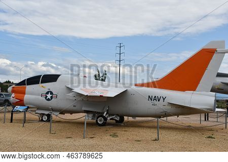 Albuquerque Nm - Jul 24: Heritage Park At National Museum Of Nuclear Science And History In Albuquer