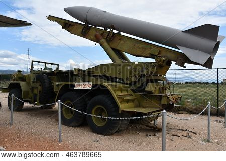 Albuquerque Nm - Jul 24: Heritage Park At National Museum Of Nuclear Science And History In Albuquer