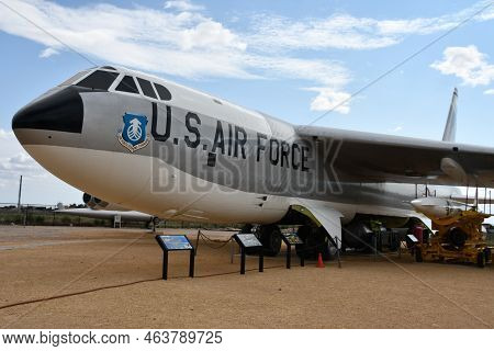 Albuquerque Nm - Jul 24: Heritage Park At National Museum Of Nuclear Science And History In Albuquer
