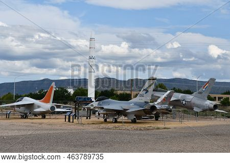 Albuquerque Nm - Jul 24: Heritage Park At National Museum Of Nuclear Science And History In Albuquer