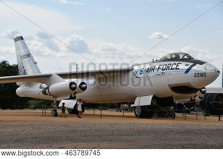 Albuquerque Nm - Jul 24: Heritage Park At National Museum Of Nuclear Science And History In Albuquer