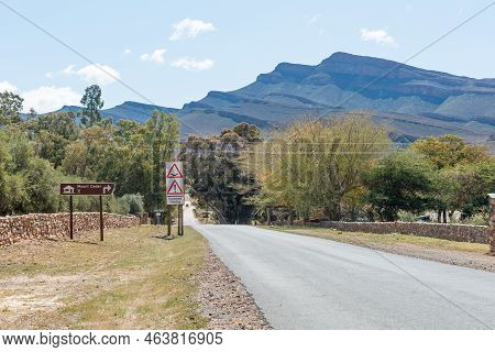 Cederberg, South Africa - Sep 4, 2022: The Mount Ceder Resort In The Western Cape Cederberg. Klipbok