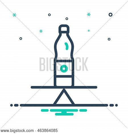 Mix Icon For Stable Bottle Static Constant Balanced Permanent Balance Equilibrium
