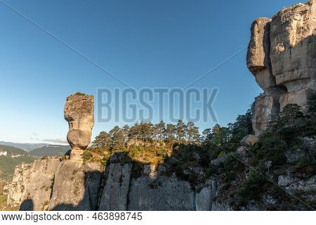 The Vase Of Sevres, Spectacular Rock In The Jontes Gorges.