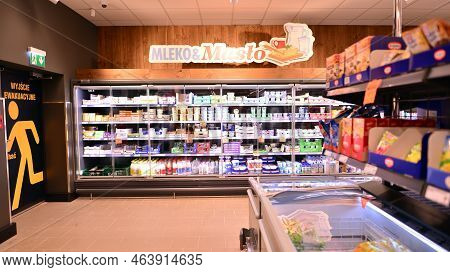 Warsaw, Poland. 10 October 2022. Inside Supermarket Netto In Warsaw