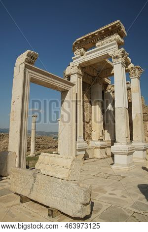 Laodicea On The Lycus Ancient City In Denizli City, Turkiye