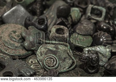 Ancient Scythian Bronze Objects Of The Scythians.