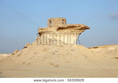 Fort In The Desert Of Qatar