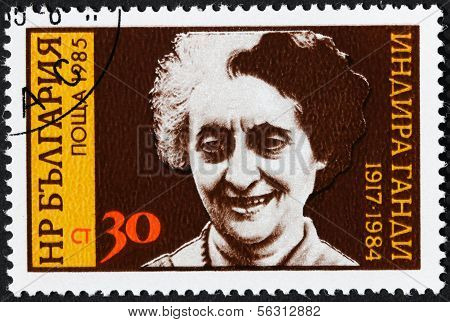 Indira Gandhi Stamp