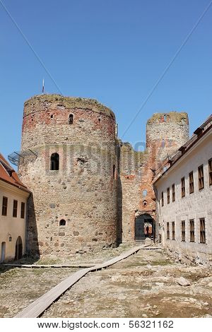 Bauska hrad v Lotyšsku