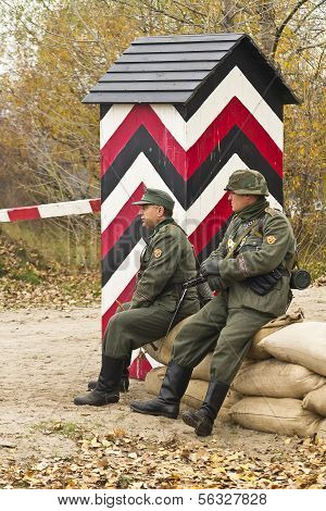 Kiev, Ukraine -nov 3. An Unidentified Members Of Red Star History Club Wear Historical Soviet Unifor