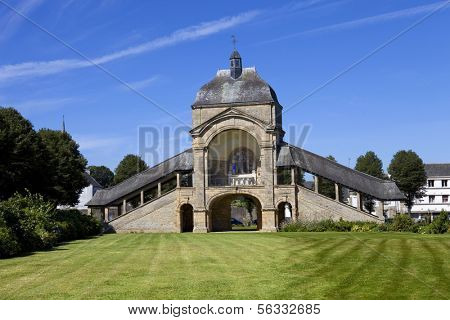 saint anne d auray basilica in brittany, france