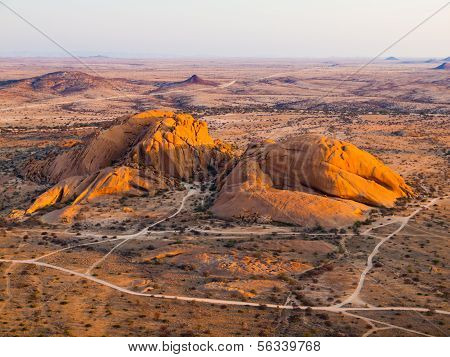 View From Pondoks In Spitzkoppe Area