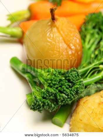Broccolini ve sebze