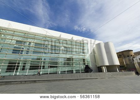 Macba Museum In Barcelona, Spain.