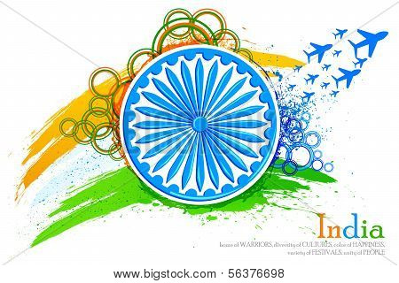 Fond abstrait de l'Inde