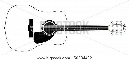 Chitarra bianco