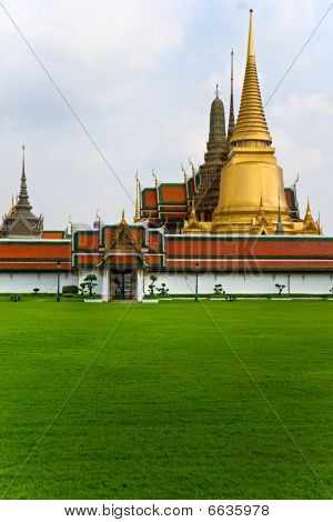 วัดพระแก้ว กรุงเทพ ประเทศไทย. 
