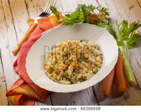 risotto with bottarga ( tuna eggs)