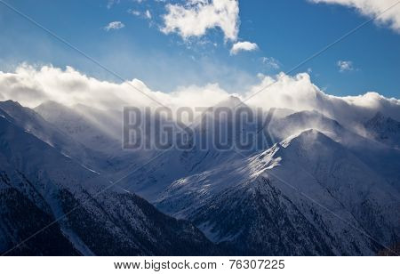 Winter Time In Alps