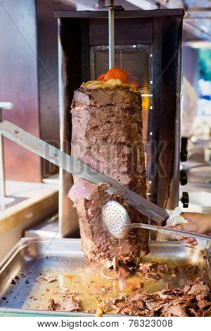 Doner Kebab Preparation