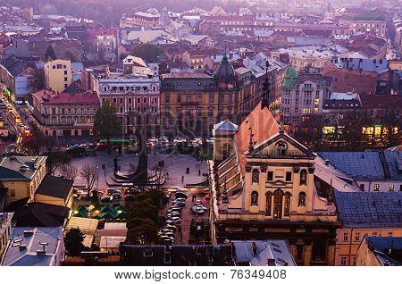 Twilight in Lviv