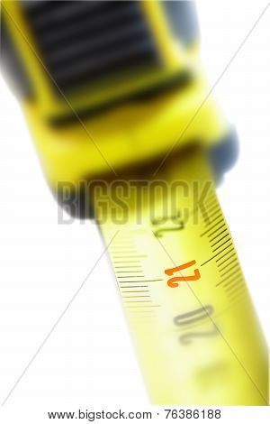 Number 21 On The Tape Measure As A Symbol Of Adulthood And Success.