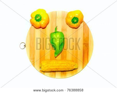 The vegetable face.