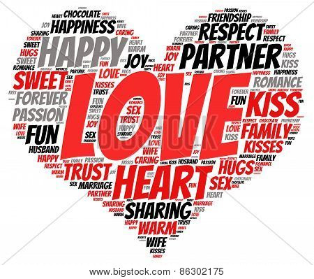 Love Word Cloud