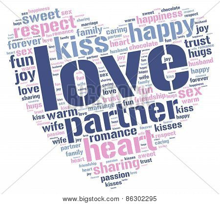 Love Word Cloud