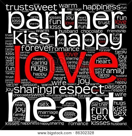 Love Word Cloud
