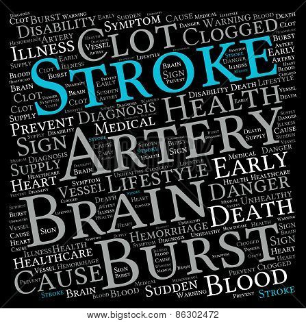 Stroke Word Cloud