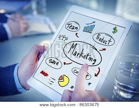 Marketing Strategy Team Business Commercial Advertising Concept