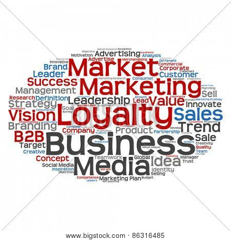 Vector concept or conceptual abstract business success word clou
