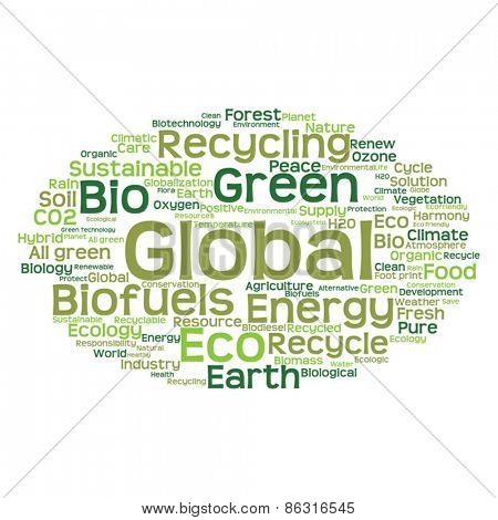 Vector concept or conceptual abstract green ecology and conserva