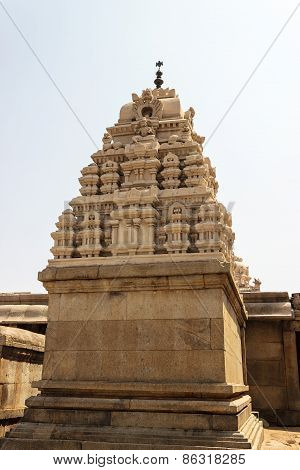 Gopura of Veerabhadra temple captured at Lepakshi, Andhra Pradesh, India