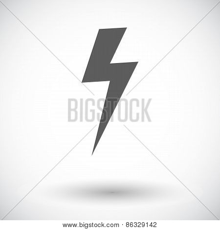 Lightning Bolt single icon.
