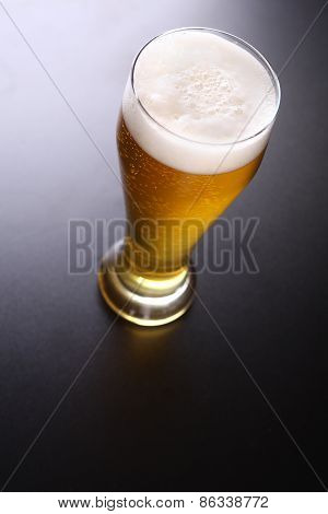 Tall Glass Of Light Beer