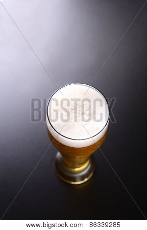 Tall Glass Of Light Beer