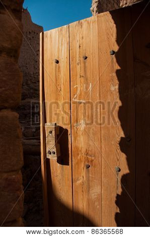 Old Door In Al-ula Old City, Saudi Arabia