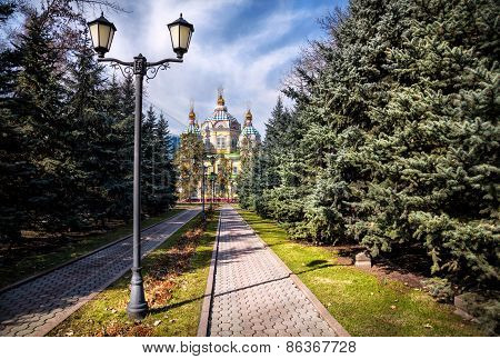 Zenkov Cathedral In Almaty