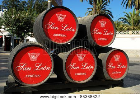 San Leon Argueso barrels, Sanlucar de Barrameda.