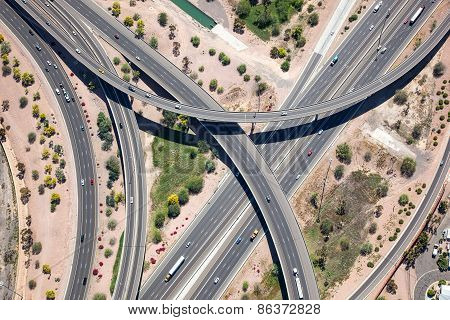 Raised Interstate Interchange